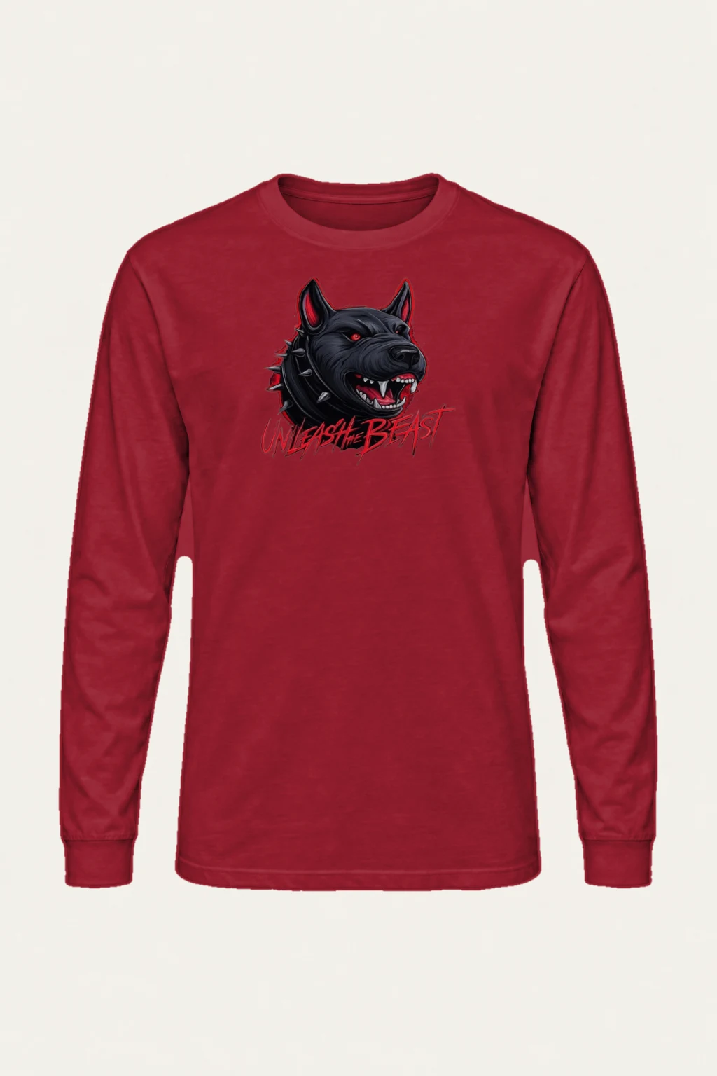 "Unleash The Beast" Unisex Longsleeve T-shirt | Gildan 2400