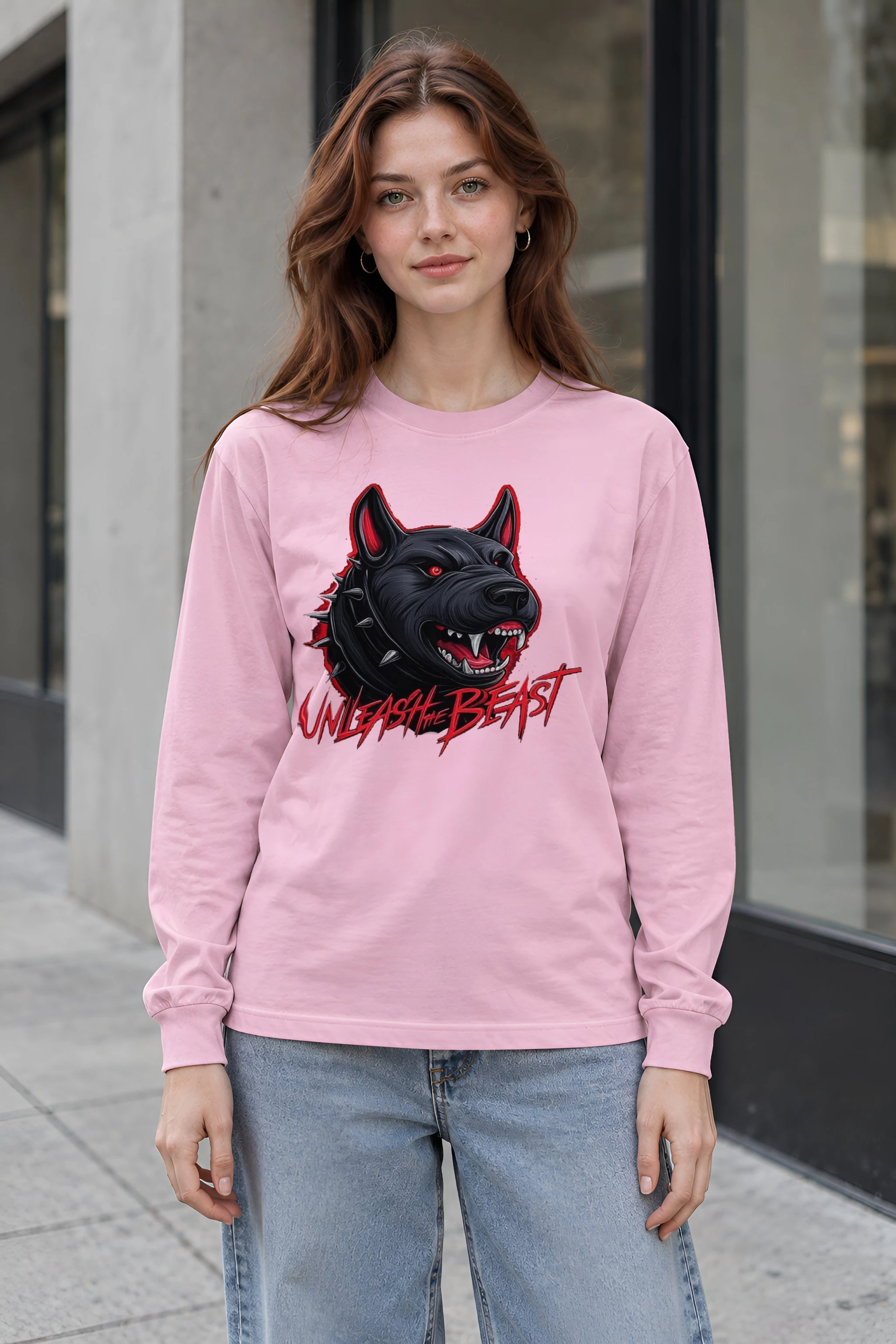 "Unleash The Beast" Unisex Longsleeve T-shirt