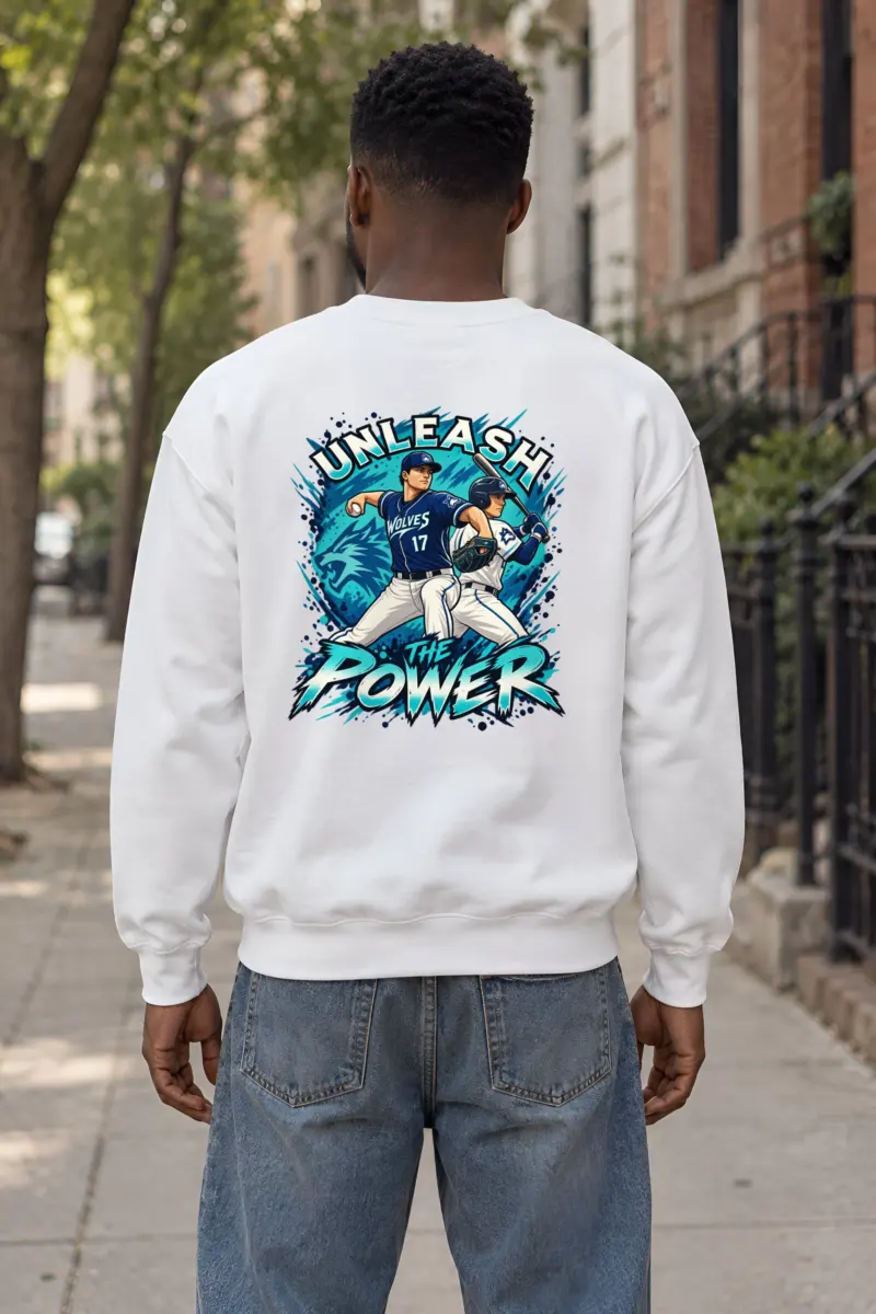 "Unleash The Power" Heavy Blend Unisex Crewneck Sweatshirt