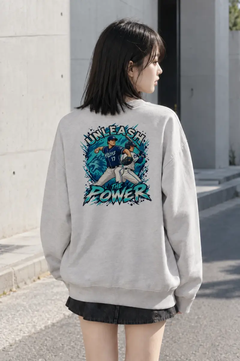"Unleash The Power" Heavy Blend Unisex Crewneck Sweatshirt | Gildan 18000