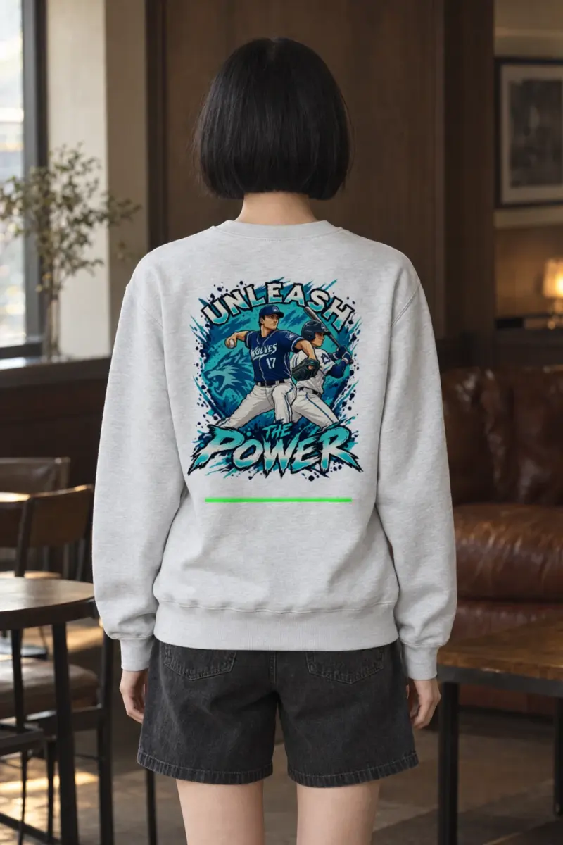 "Unleash The Power" Heavy Blend Unisex Crewneck Sweatshirt | Gildan 18000