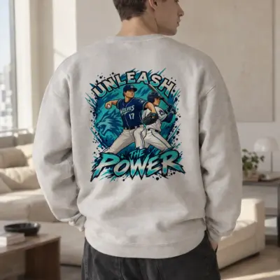 "Unleash The Power" Heavy Blend Unisex Crewneck Sweatshirt | Gildan 18000