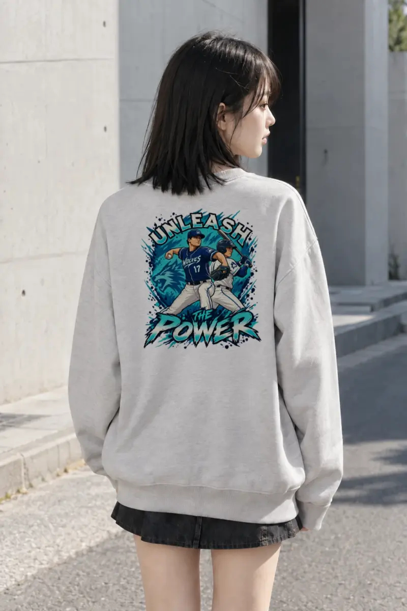 "Unleash The Power" Heavy Blend Unisex Crewneck Sweatshirt | Gildan 18000