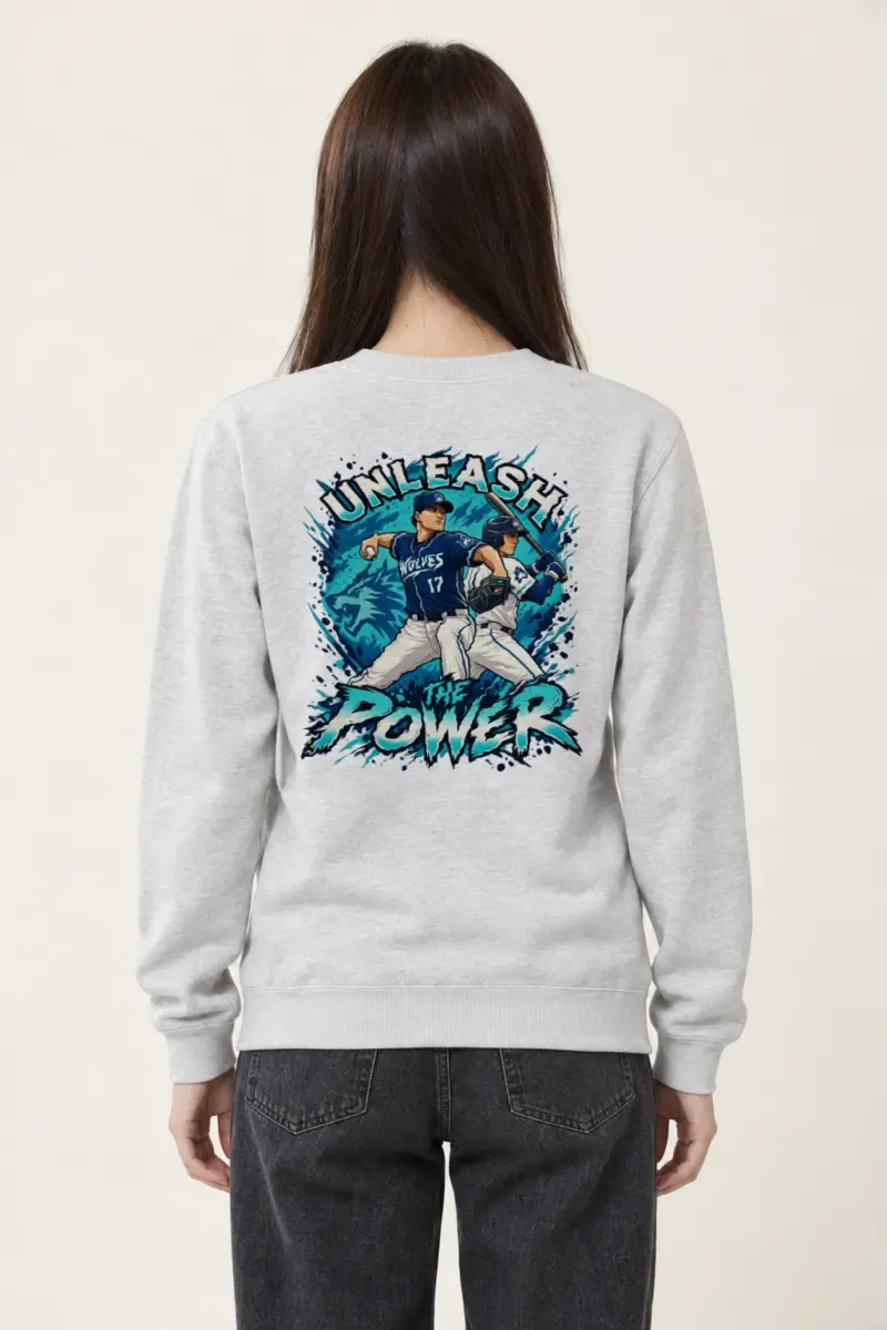 "Unleash The Power" Heavy Blend Unisex Crewneck Sweatshirt