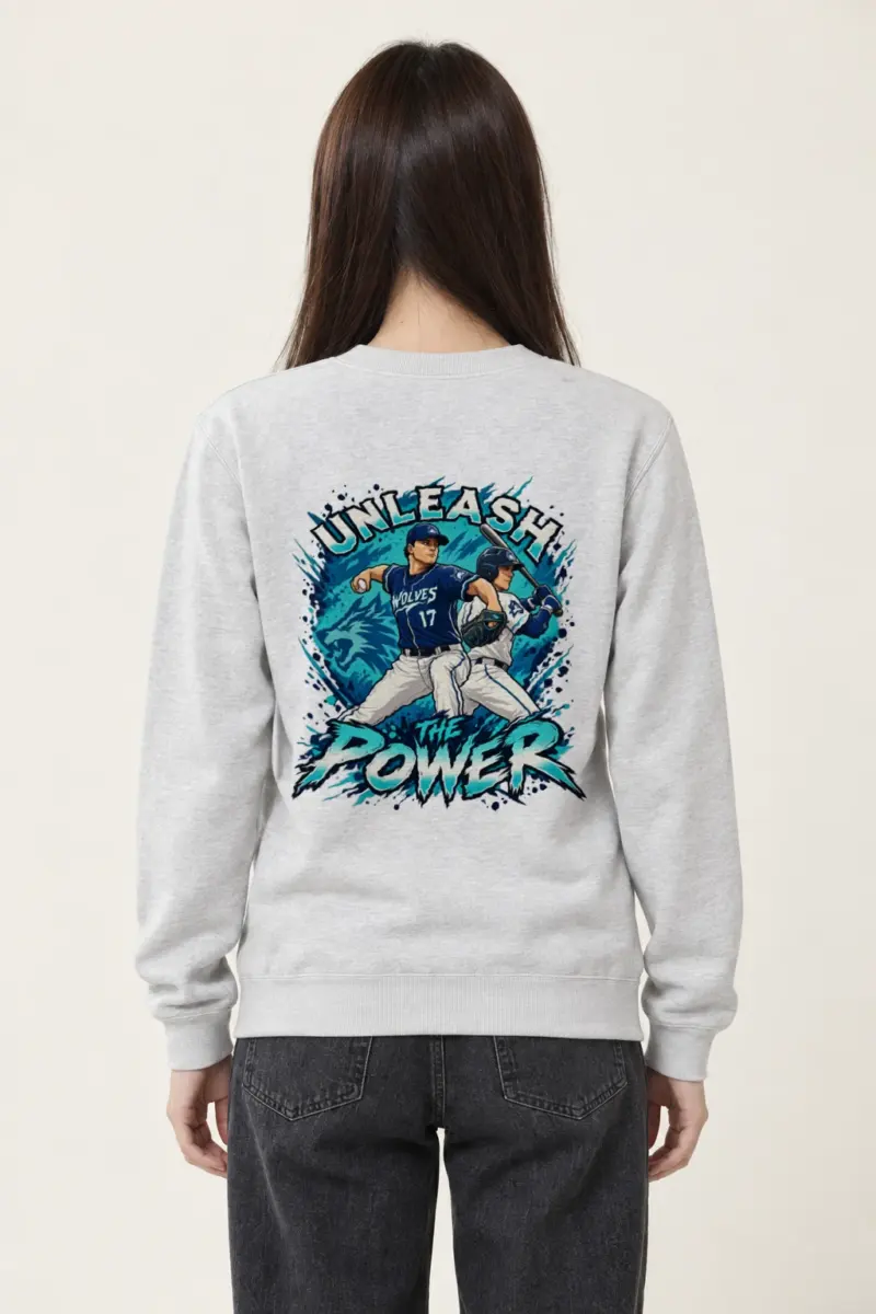 "Unleash The Power" Heavy Blend Unisex Crewneck Sweatshirt
