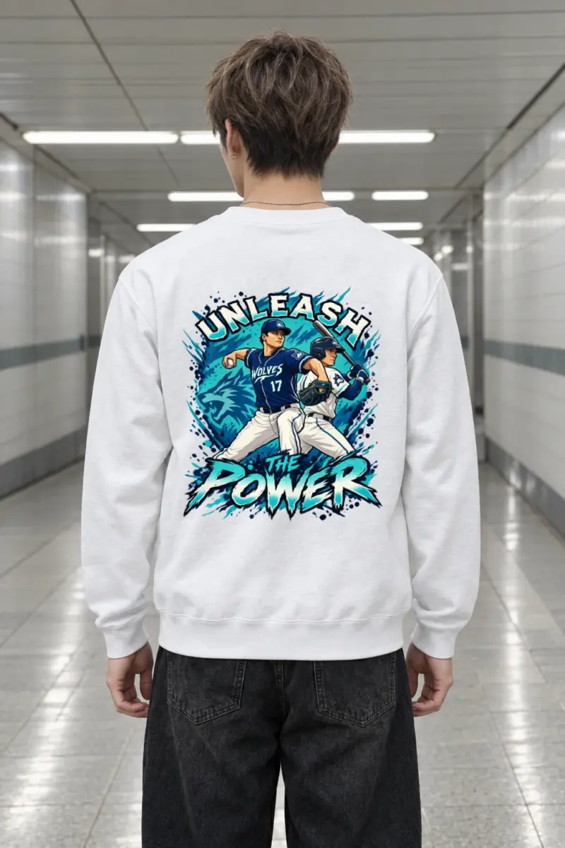 "Unleash The Power" Heavy Blend Unisex Crewneck Sweatshirt