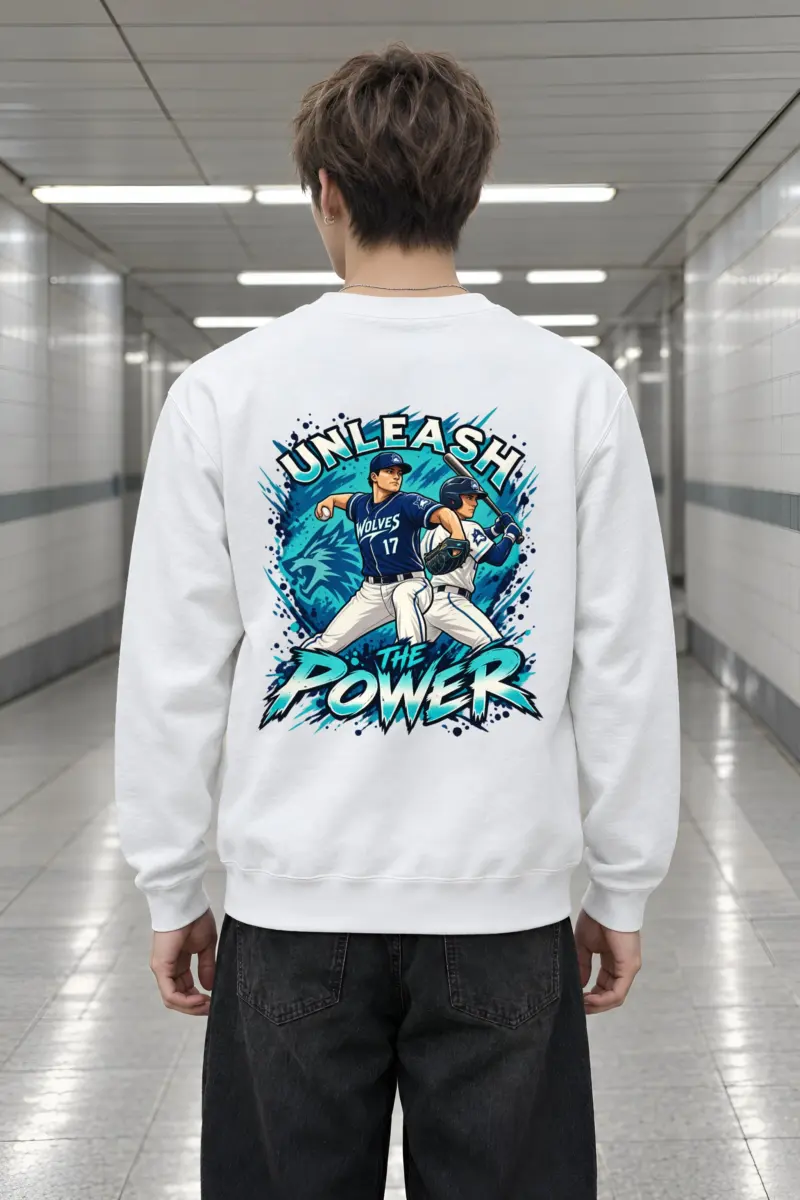 "Unleash The Power" Heavy Blend Unisex Crewneck Sweatshirt