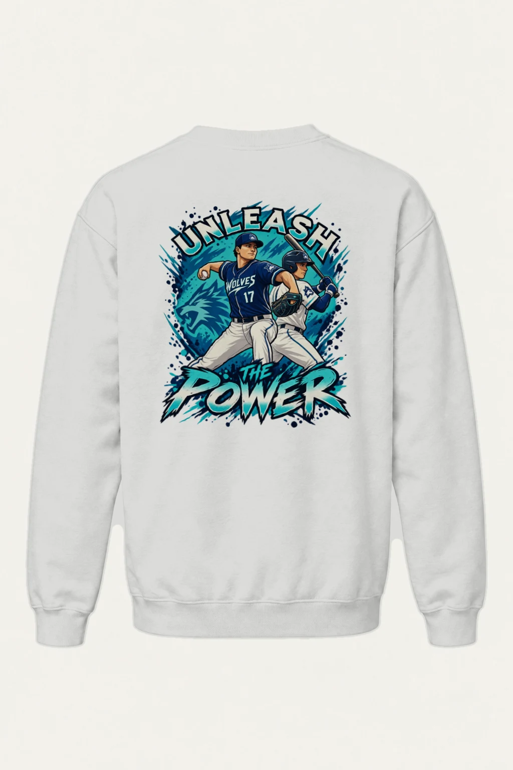 "Unleash The Power" Heavy Blend Unisex Crewneck Sweatshirt | Gildan 18000