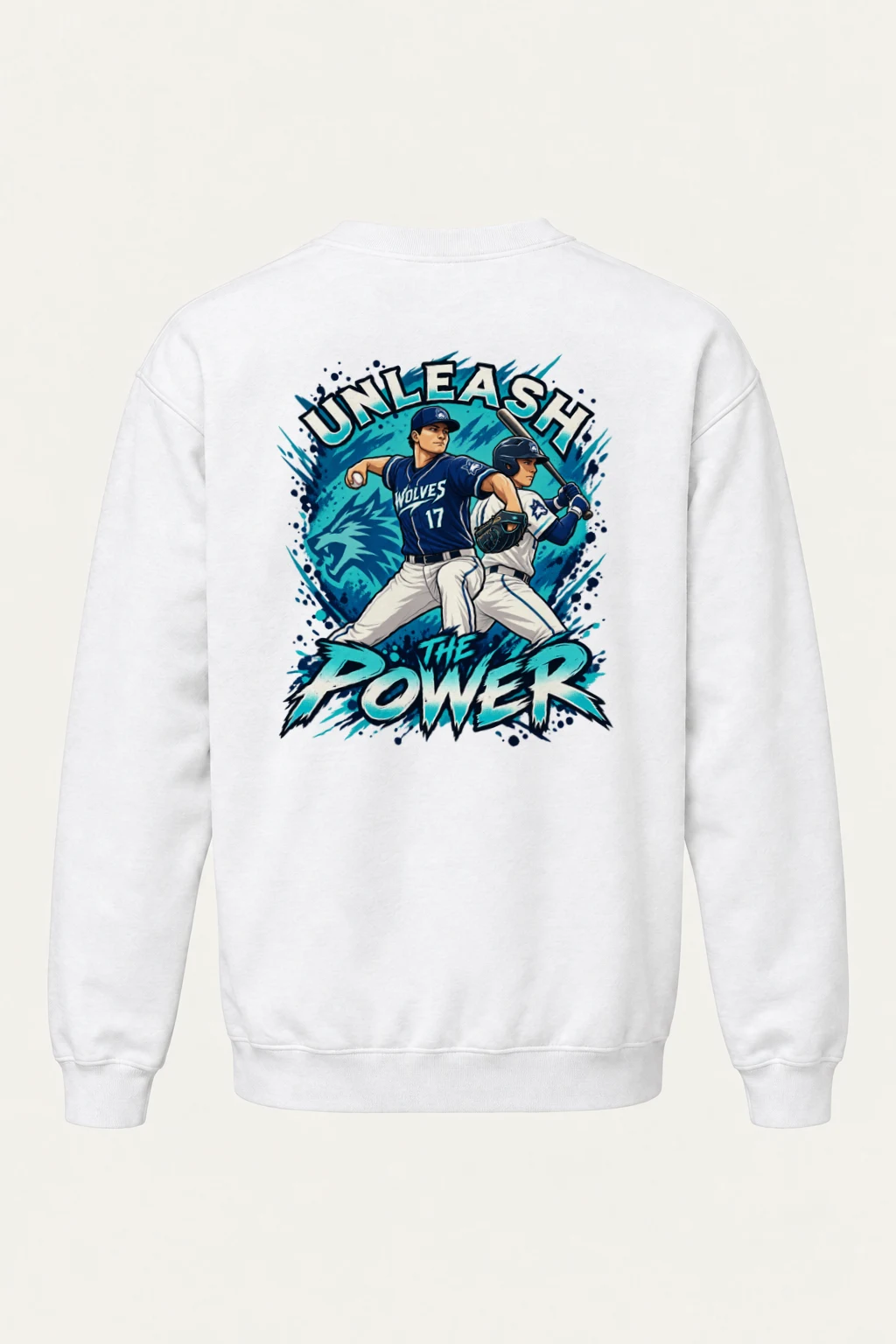 "Unleash The Power" Heavy Blend Unisex Crewneck Sweatshirt | Gildan 18000