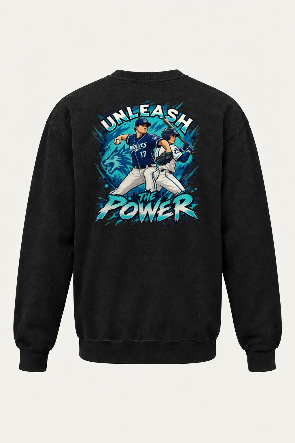 "Unleash The Power" Heavy Blend Unisex Crewneck Sweatshirt | Gildan 18000