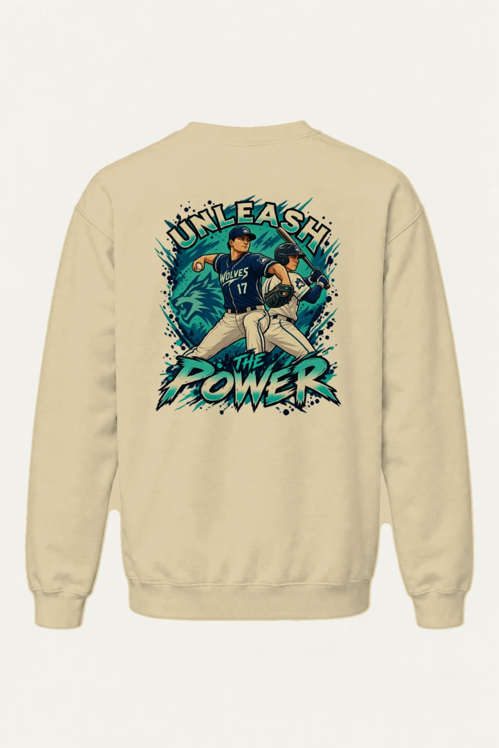 "Unleash The Power" Heavy Blend Unisex Crewneck Sweatshirt | Gildan 18000