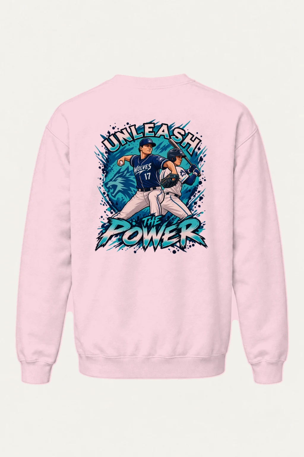 "Unleash The Power" Heavy Blend Unisex Crewneck Sweatshirt | Gildan 18000