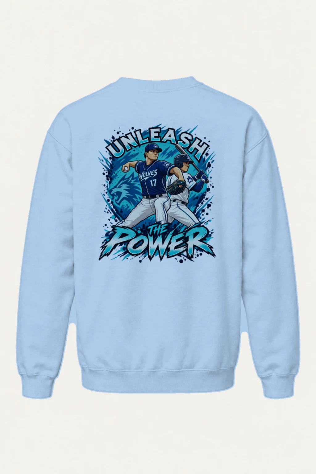 "Unleash The Power" Heavy Blend Unisex Crewneck Sweatshirt | Gildan 18000