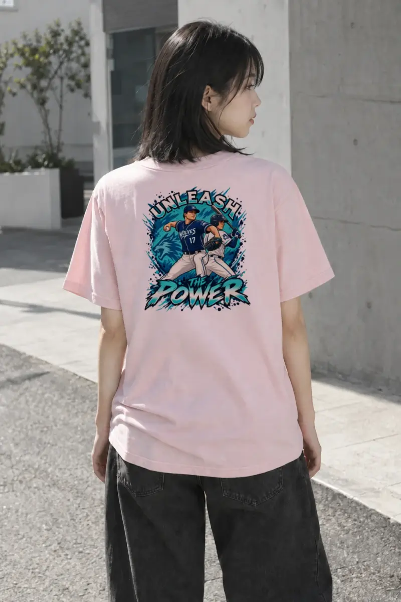 "Unleash The Power" Heavyweight Unisex Crewneck T-shirt | Gildan 5000