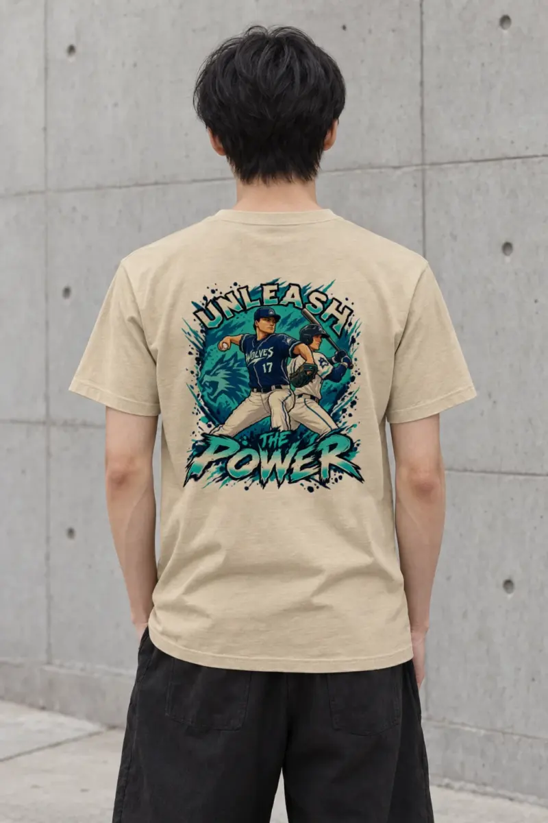 "Unleash The Power" Heavyweight Unisex Crewneck T-shirt