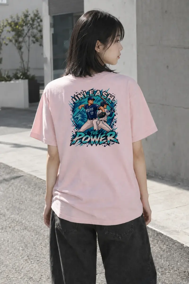 "Unleash The Power" Heavyweight Unisex Crewneck T-shirt | Gildan 5000