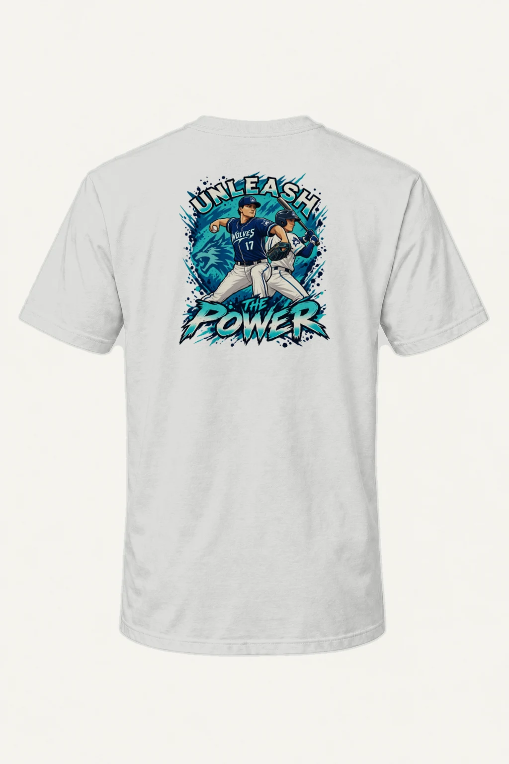 "Unleash The Power" Heavyweight Unisex Crewneck T-shirt | Gildan 5000