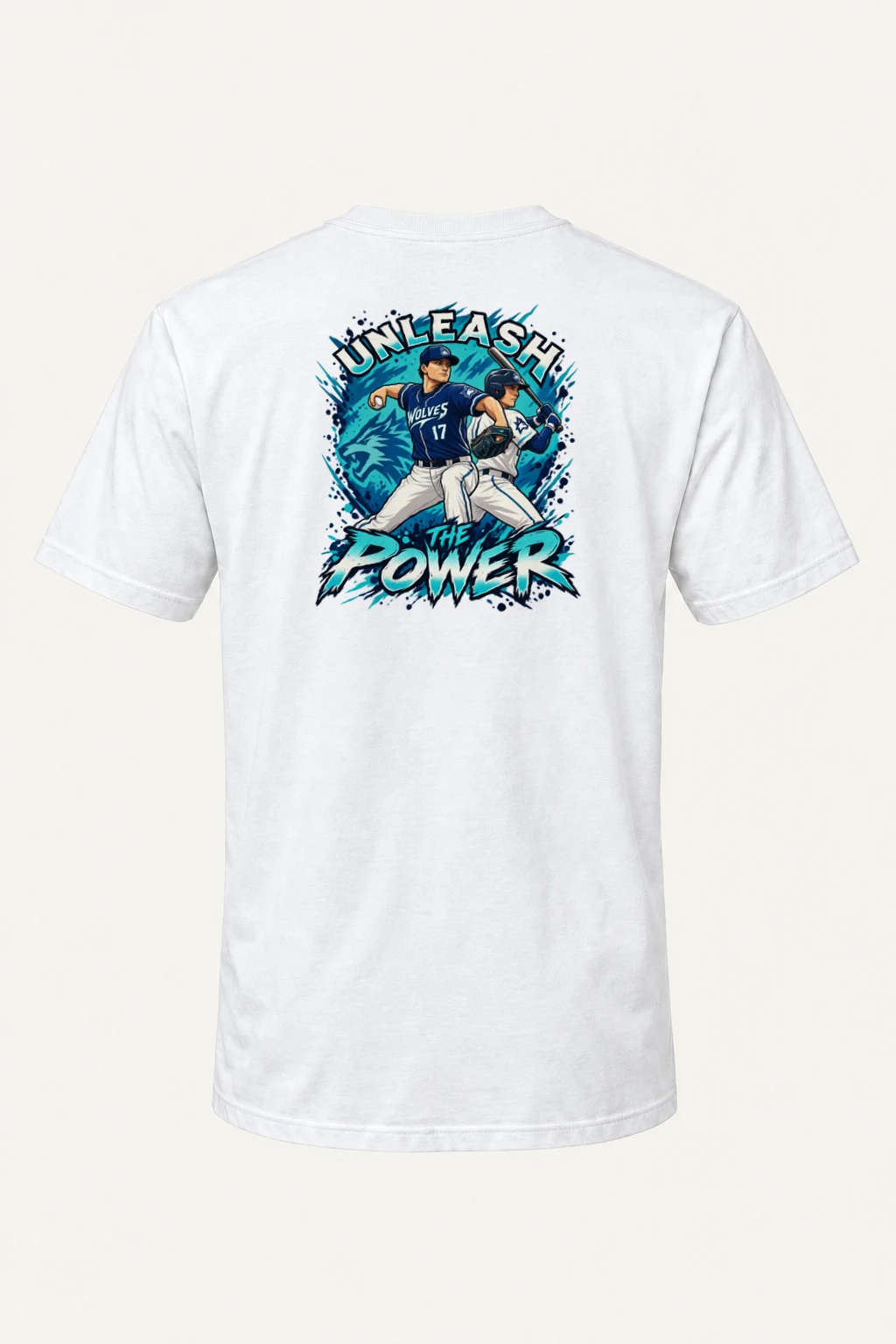 "Unleash The Power" Heavyweight Unisex Crewneck T-shirt | Gildan 5000