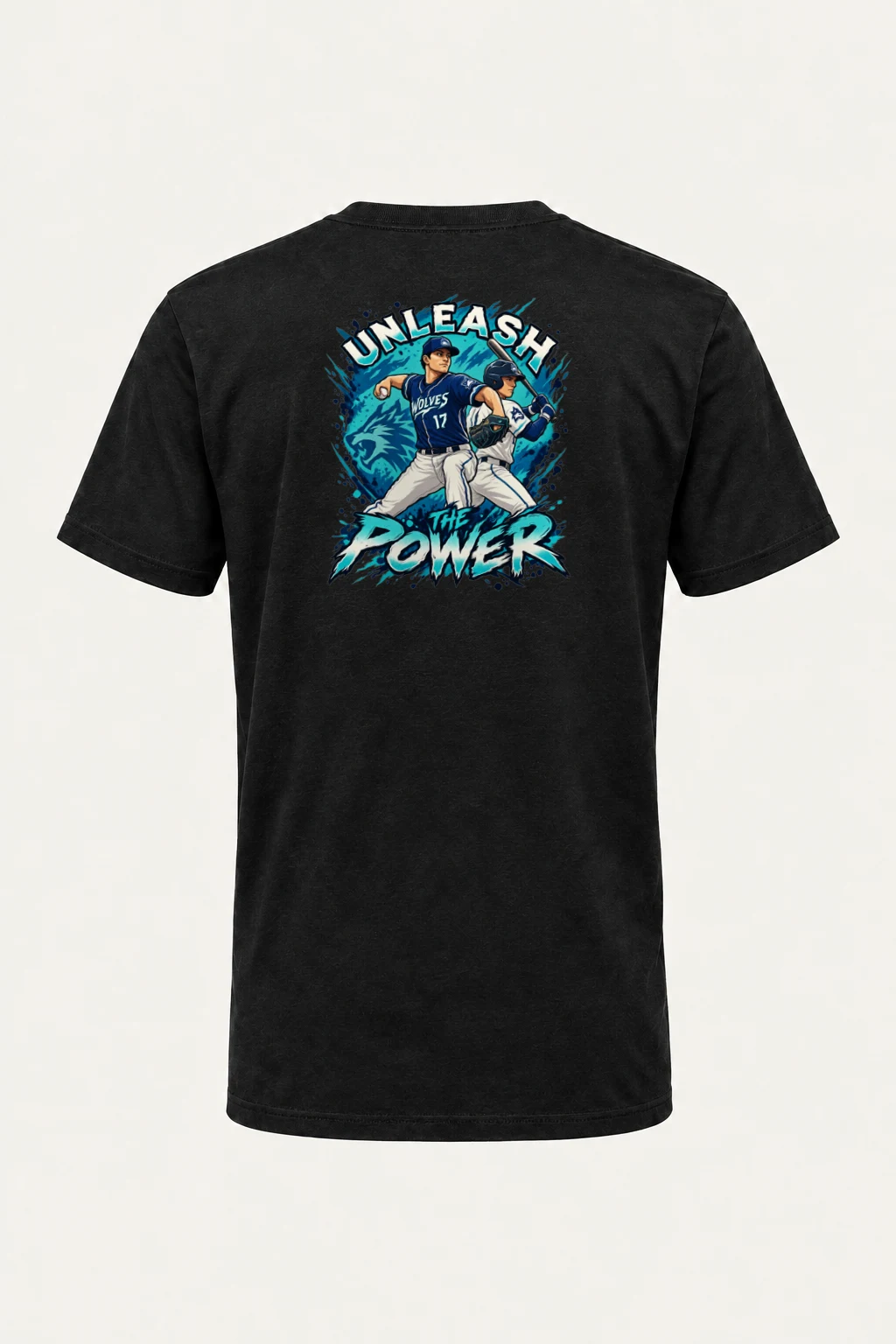 "Unleash The Power" Heavyweight Unisex Crewneck T-shirt | Gildan 5000
