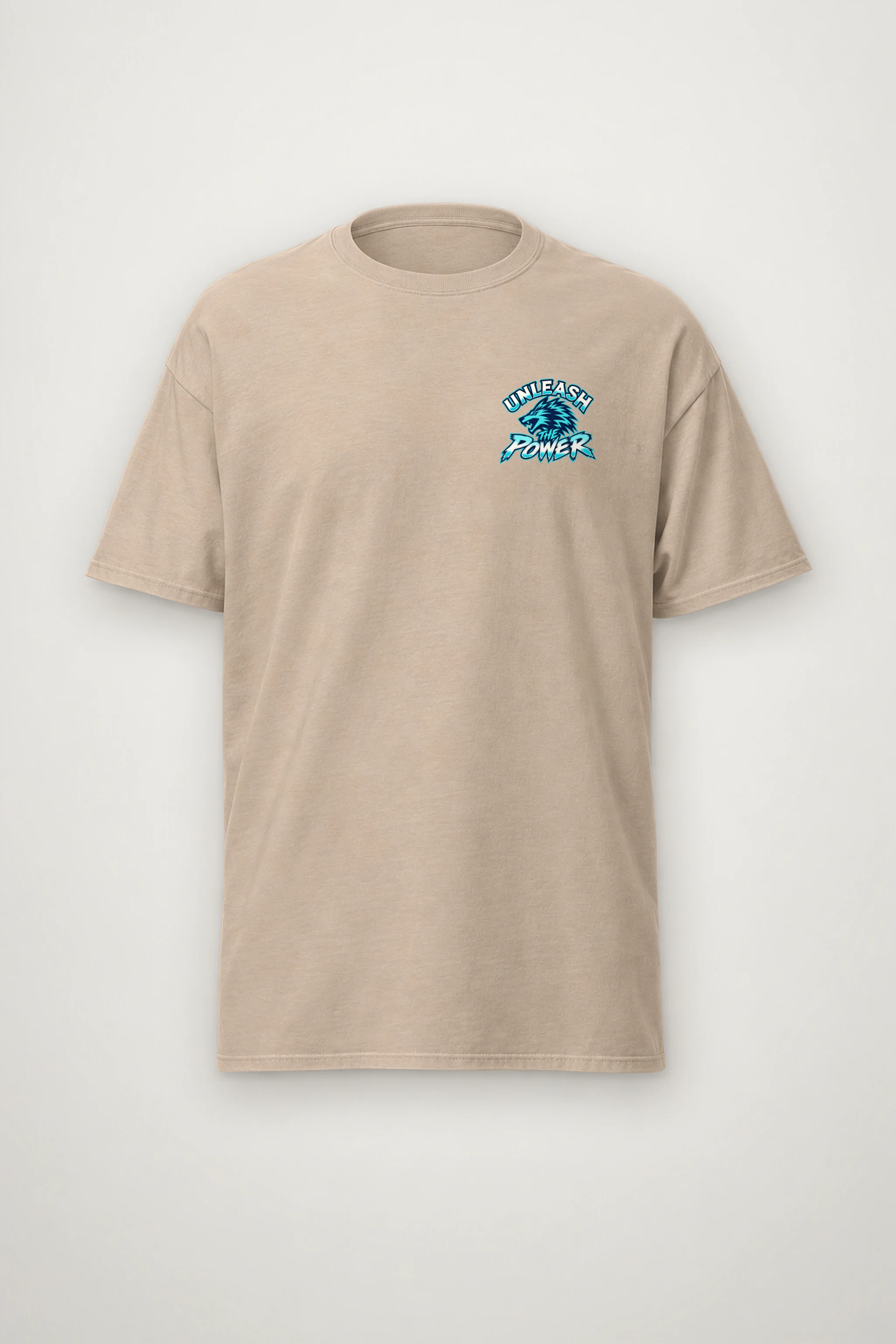 "Unleash The Power" Heavyweight Unisex Crewneck T-shirt