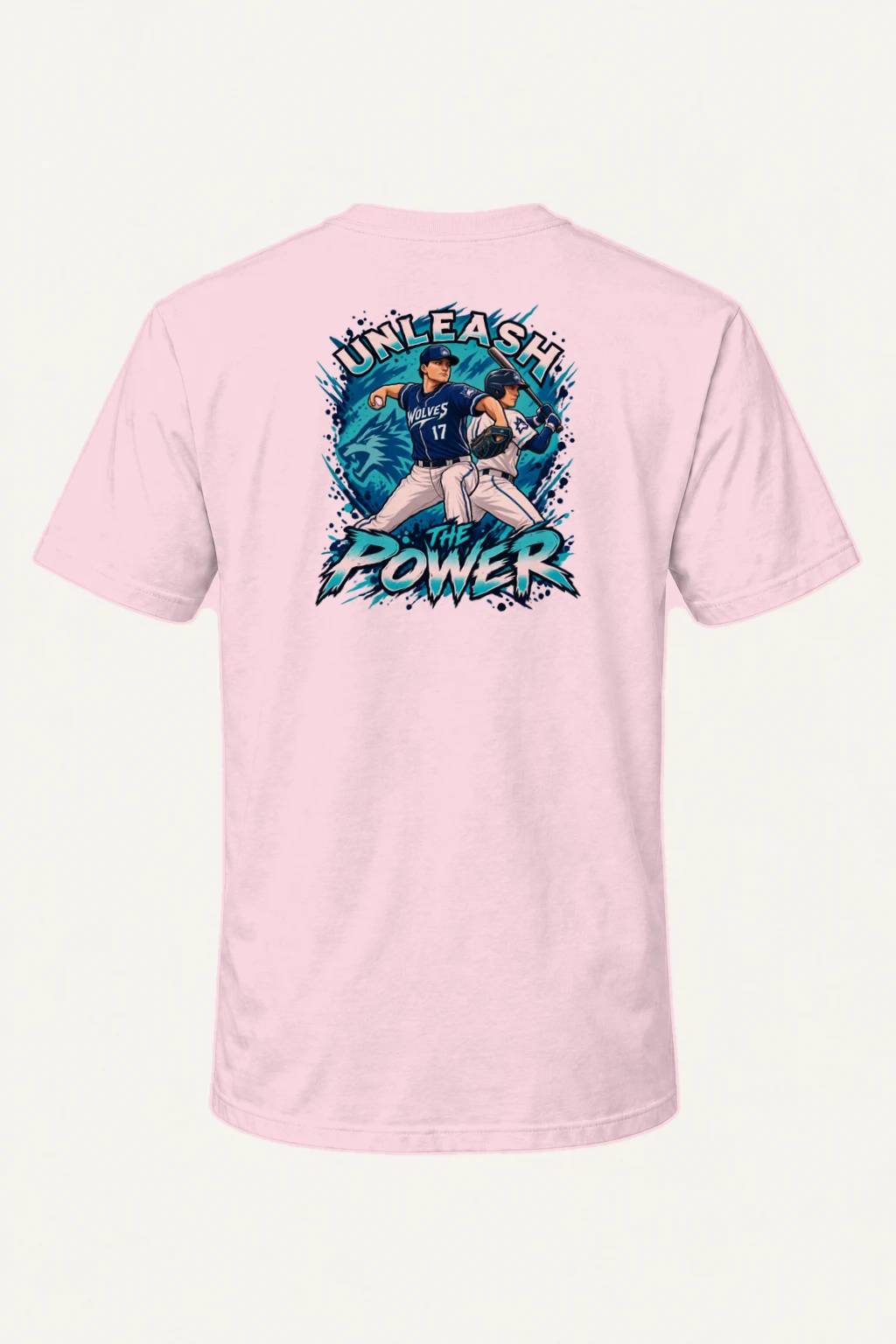 "Unleash The Power" Heavyweight Unisex Crewneck T-shirt | Gildan 5000