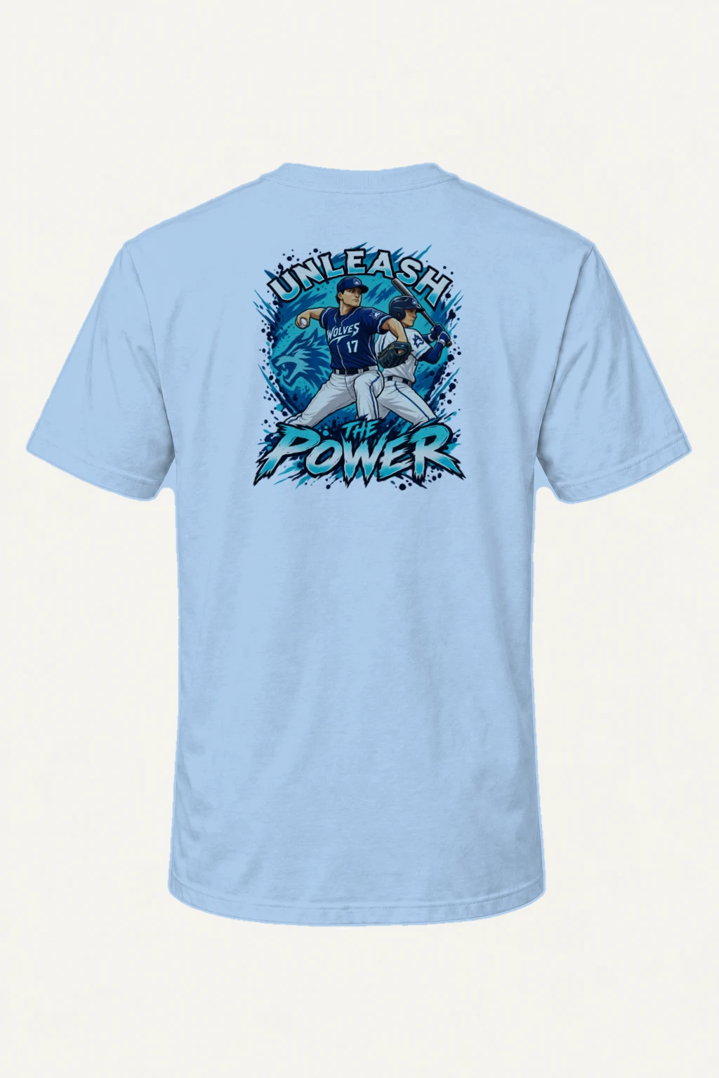 "Unleash The Power" Heavyweight Unisex Crewneck T-shirt | Gildan 5000