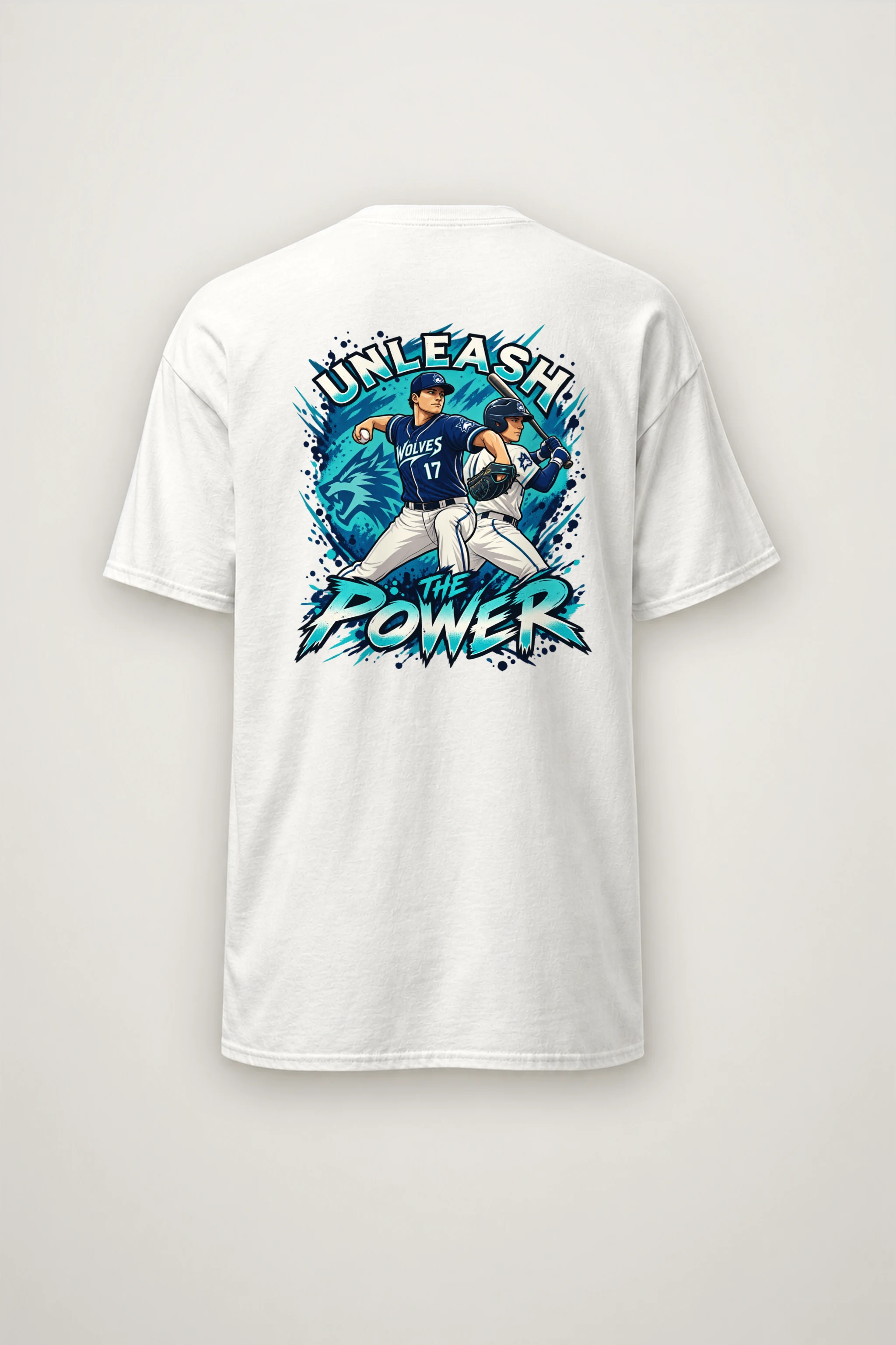 "Unleash The Power" Heavyweight Unisex Crewneck T-shirt