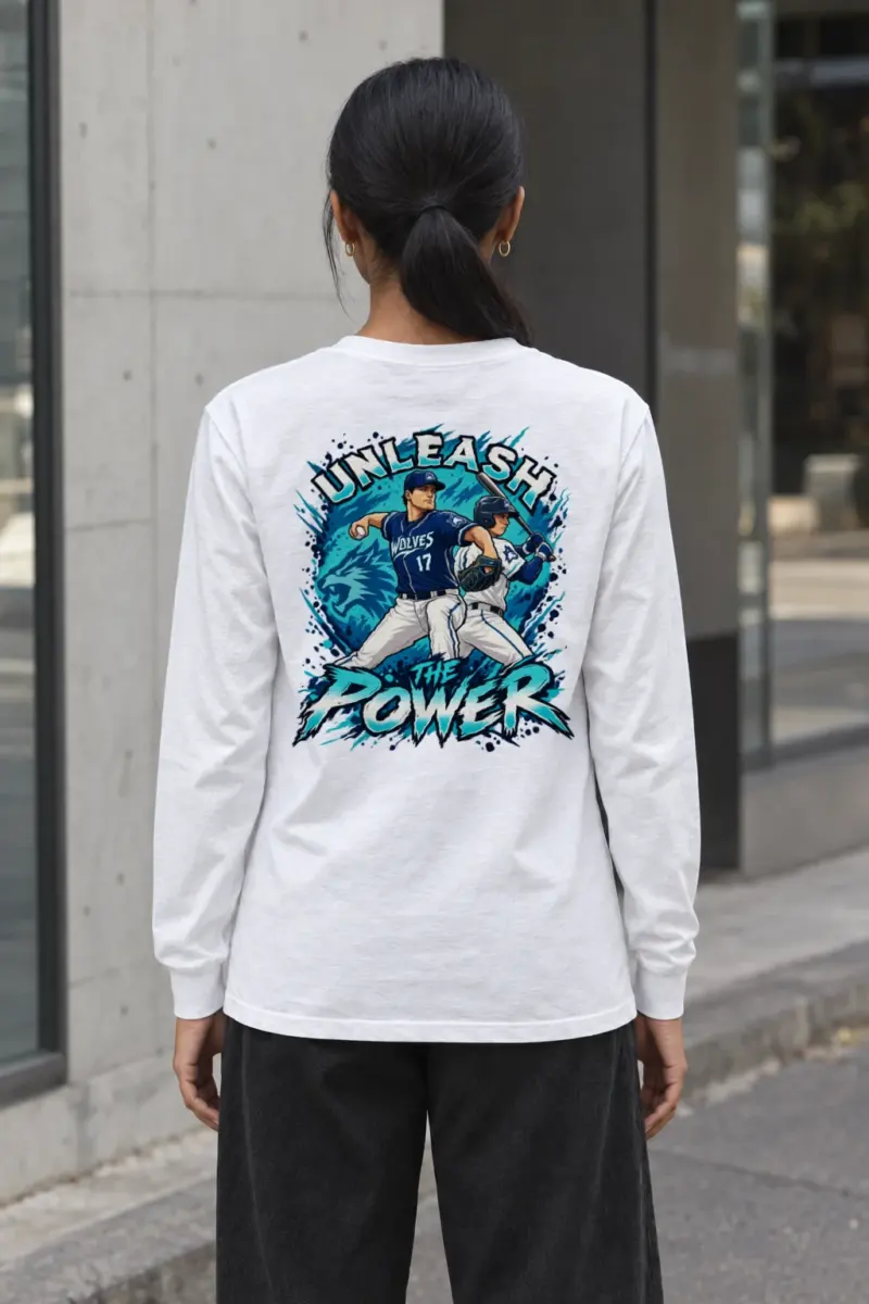 "Unleash The Power" Unisex Longsleeve T-shirt | Gildan 2400