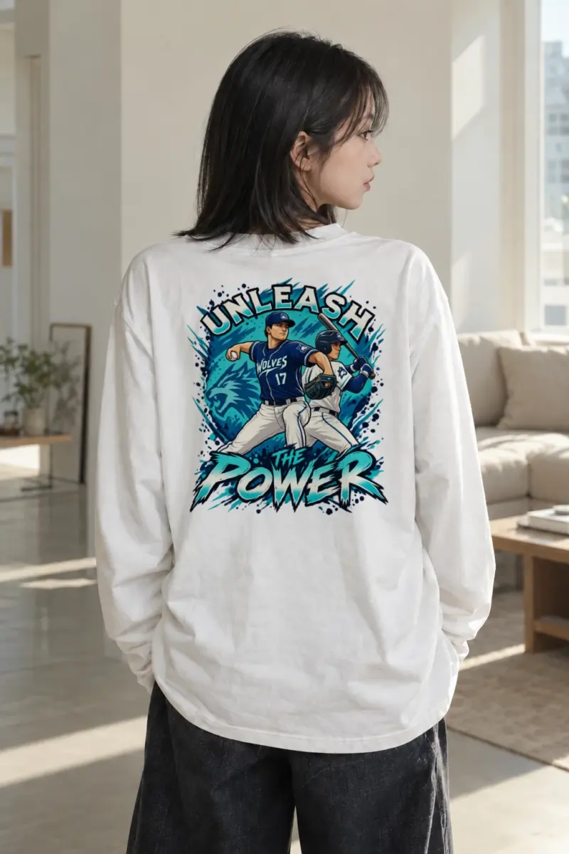 "Unleash The Power" Unisex Longsleeve T-shirt | Gildan 2400