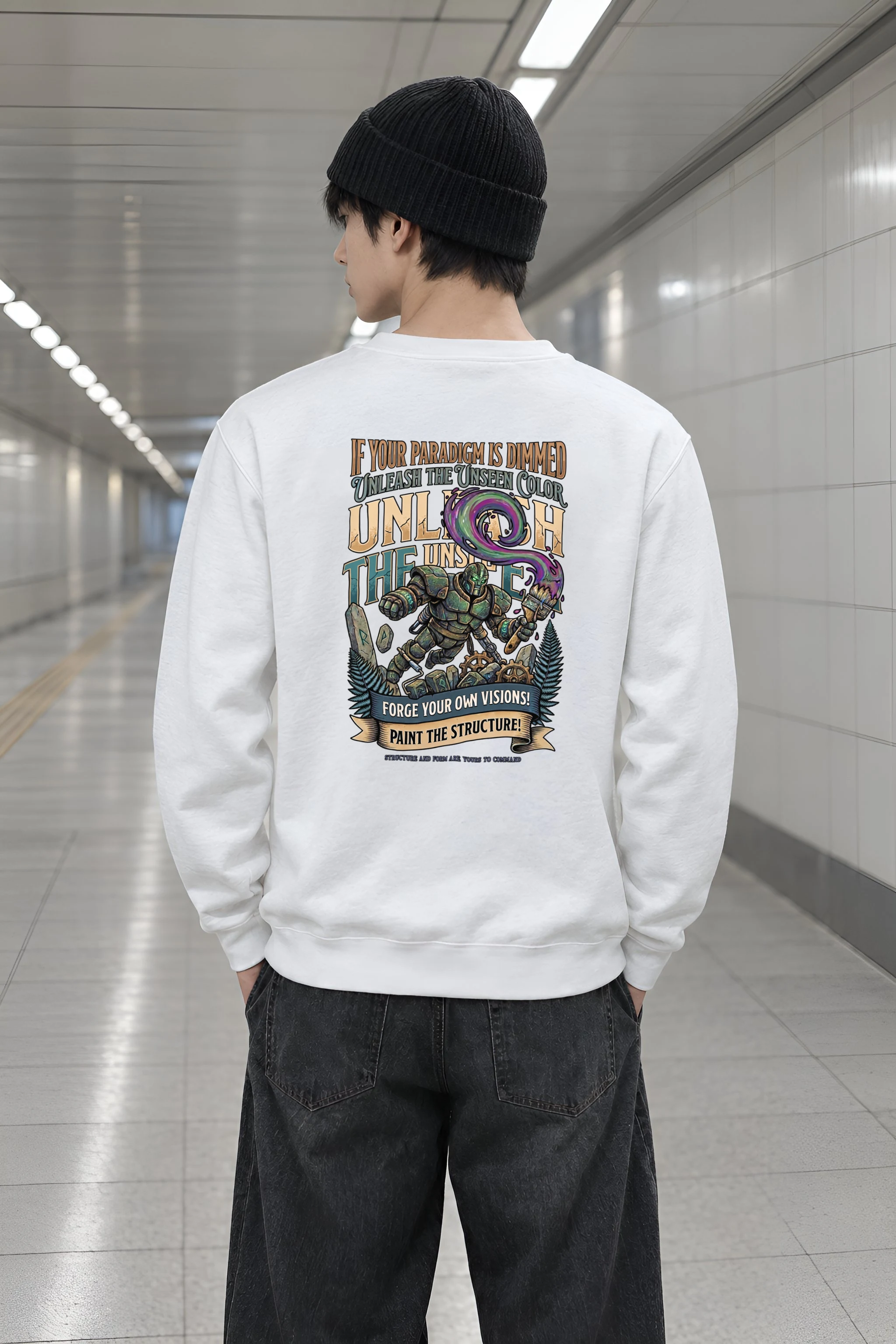 "Unleash The Unseen" Heavy Blend Unisex Crewneck Sweatshirt