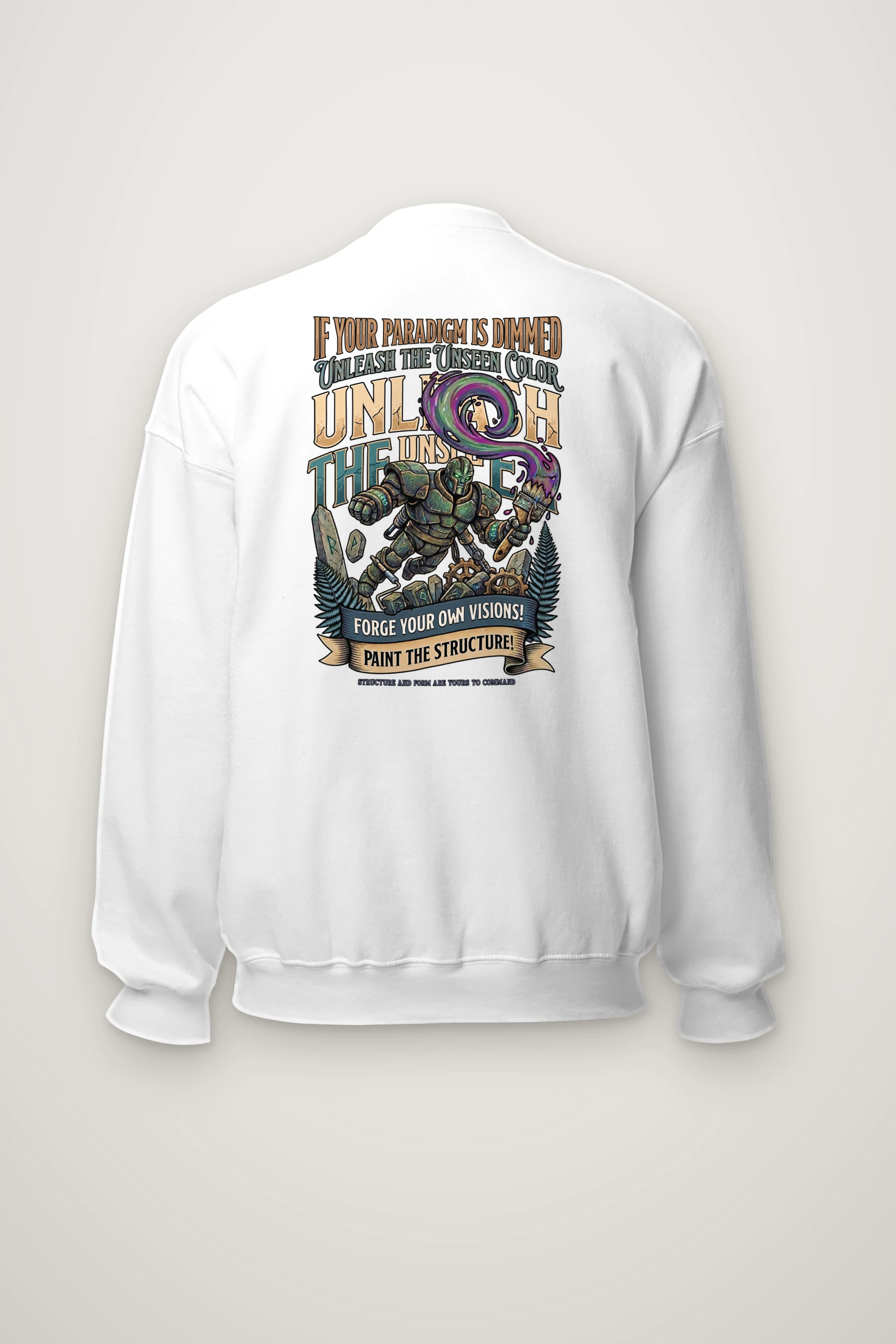 "Unleash The Unseen" Heavy Blend Unisex Crewneck Sweatshirt