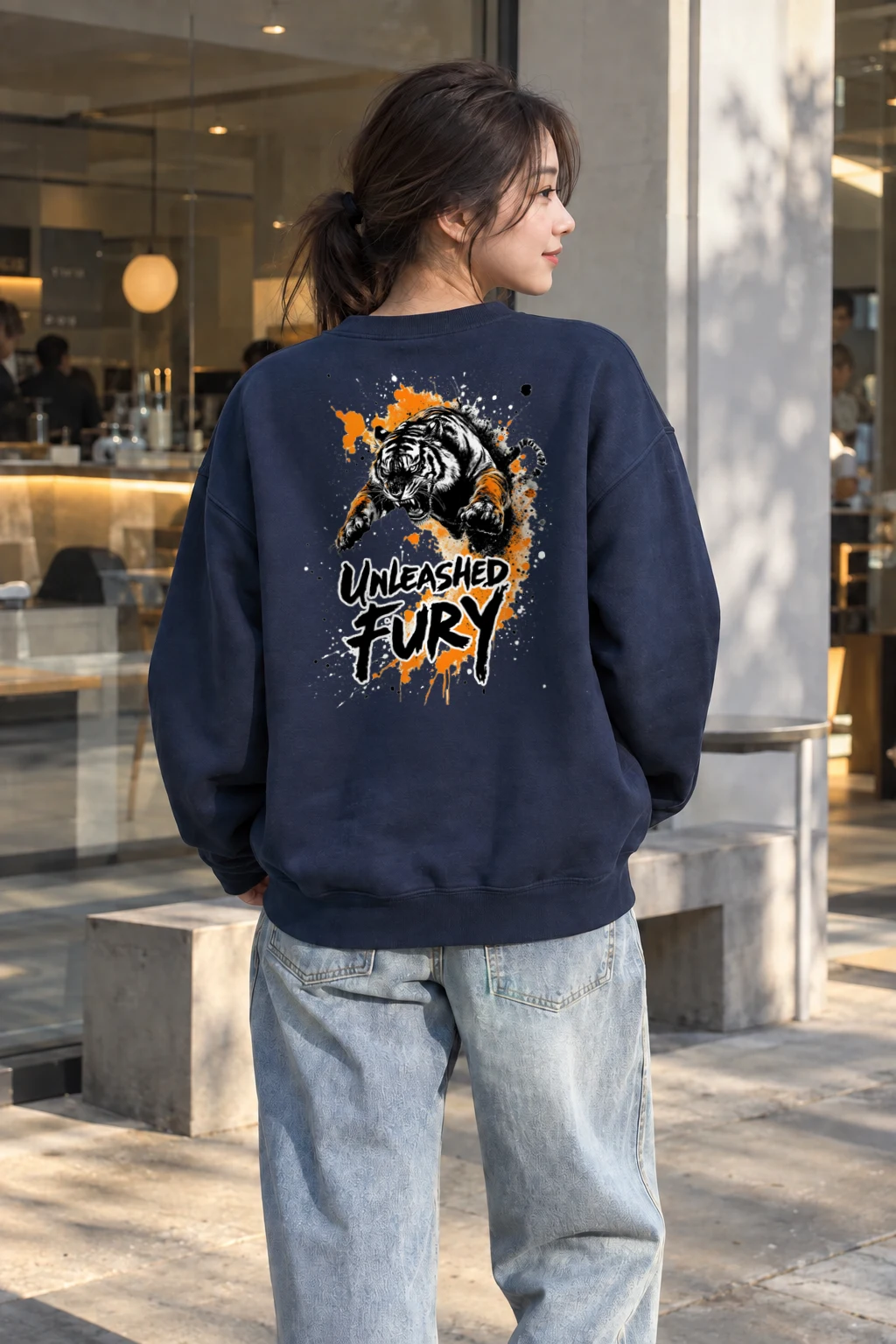 "Unleashed Fury" Heavy Blend Unisex Crewneck Sweatshirt | Gildan 18000
