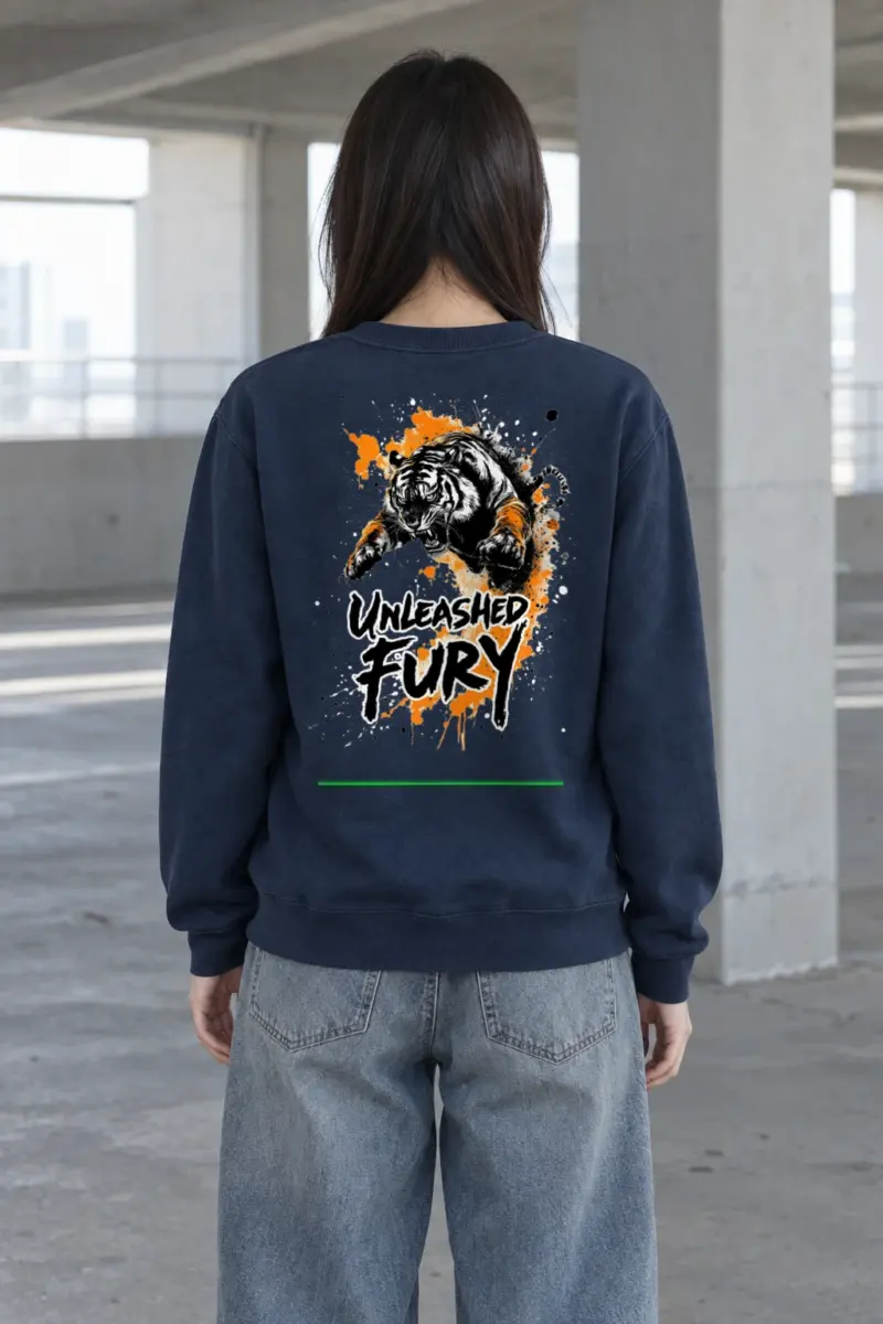 "Unleashed Fury" Heavy Blend Unisex Crewneck Sweatshirt | Gildan 18000