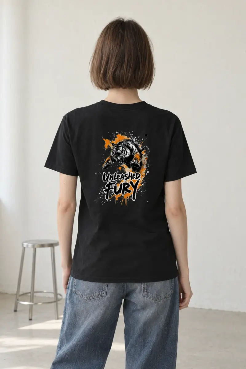 "Unleashed Fury" Heavyweight Unisex Crewneck T-shirt