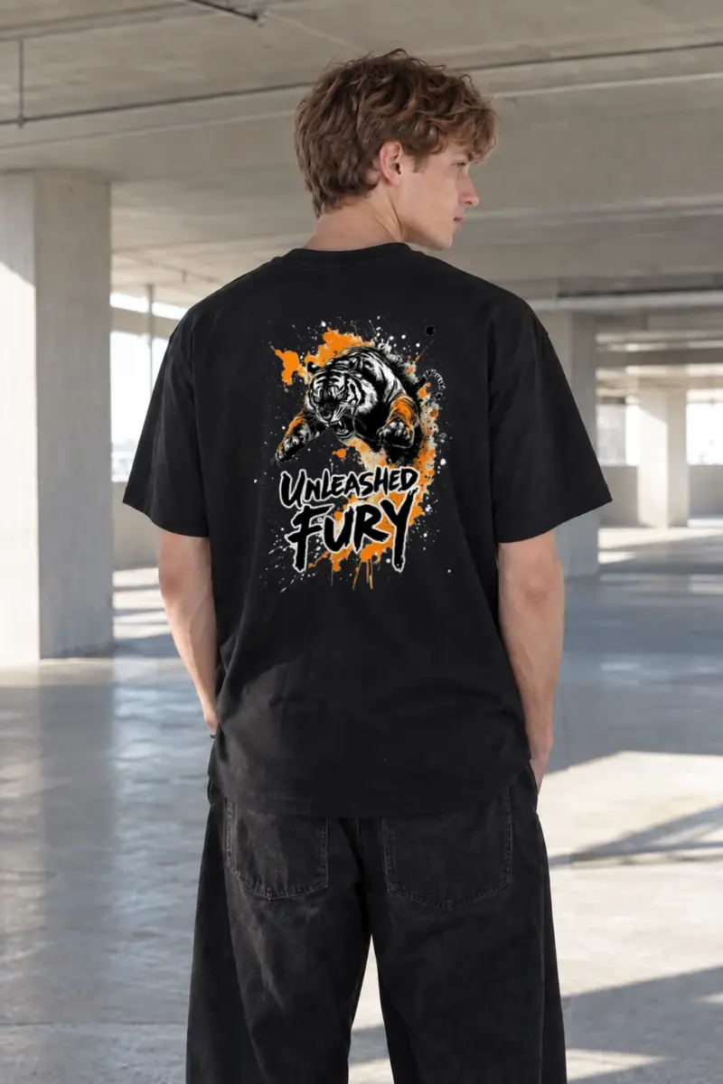 "Unleashed Fury" Heavyweight Unisex Crewneck T-shirt | Gildan 5000
