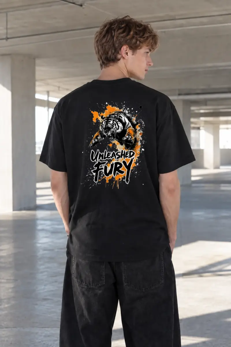 "Unleashed Fury" Heavyweight Unisex Crewneck T-shirt | Gildan 5000