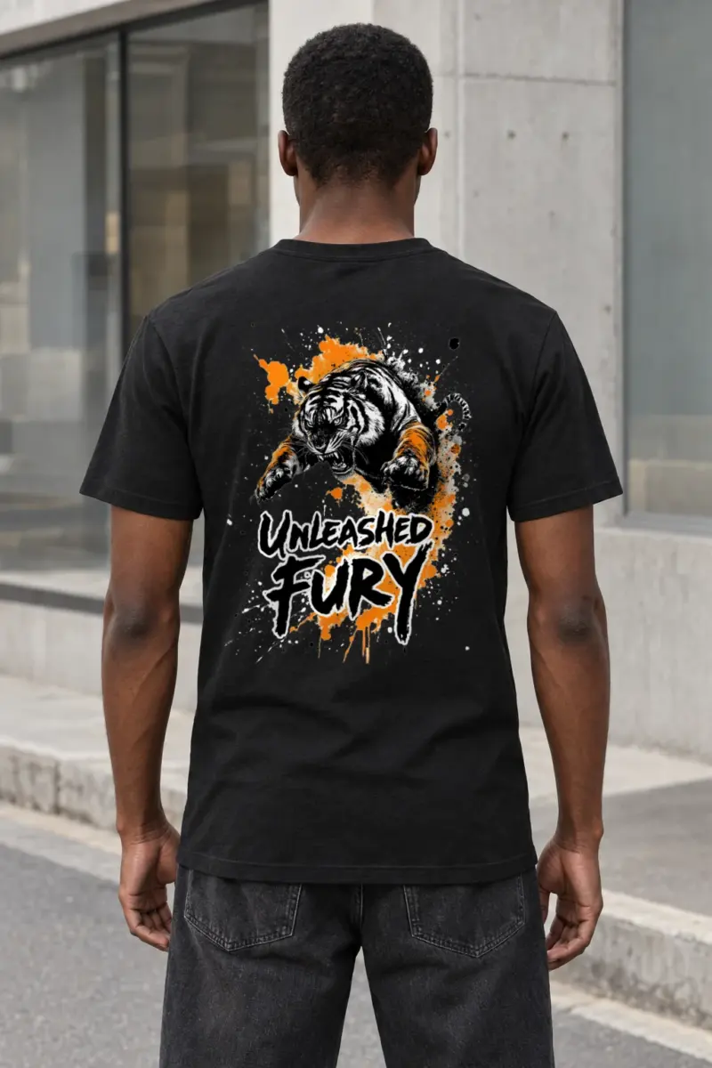 "Unleashed Fury" Heavyweight Unisex Crewneck T-shirt | Gildan 5000