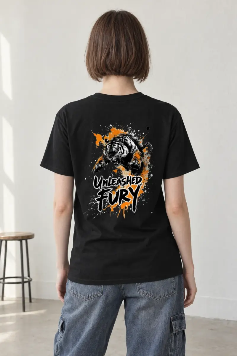 "Unleashed Fury" Heavyweight Unisex Crewneck T-shirt