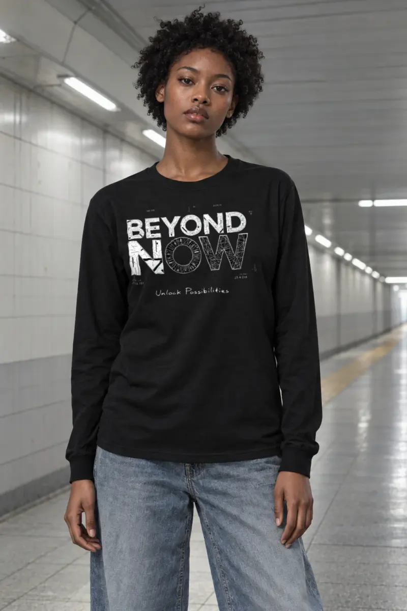 "Unlocked Grid" Unisex Longsleeve T-shirt | Gildan 2400
