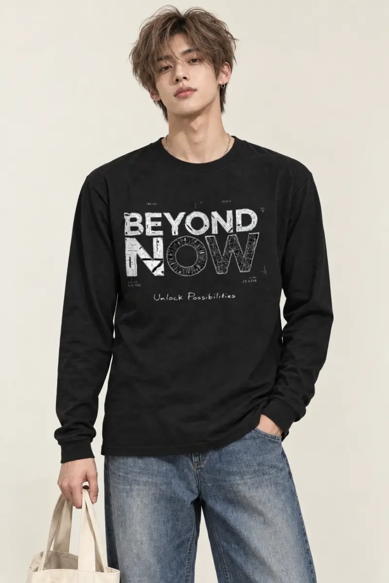 "Unlocked Grid" Unisex Longsleeve T-shirt