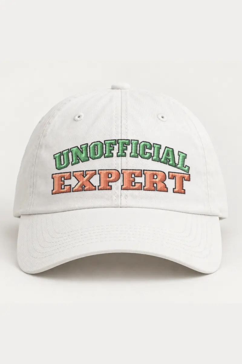 "Unofficial Expert" Classic Dad Hat · Embroidered