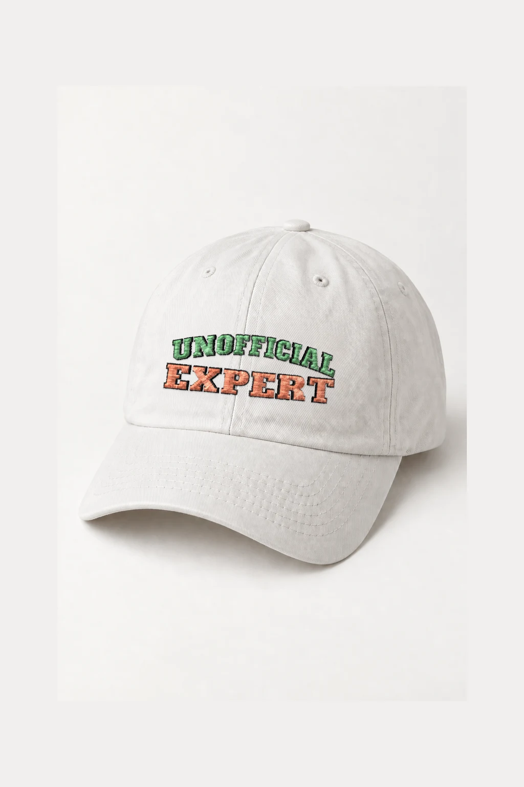 "Unofficial Expert" Classic Dad Hat · Embroidered | Yupoong 6245CM