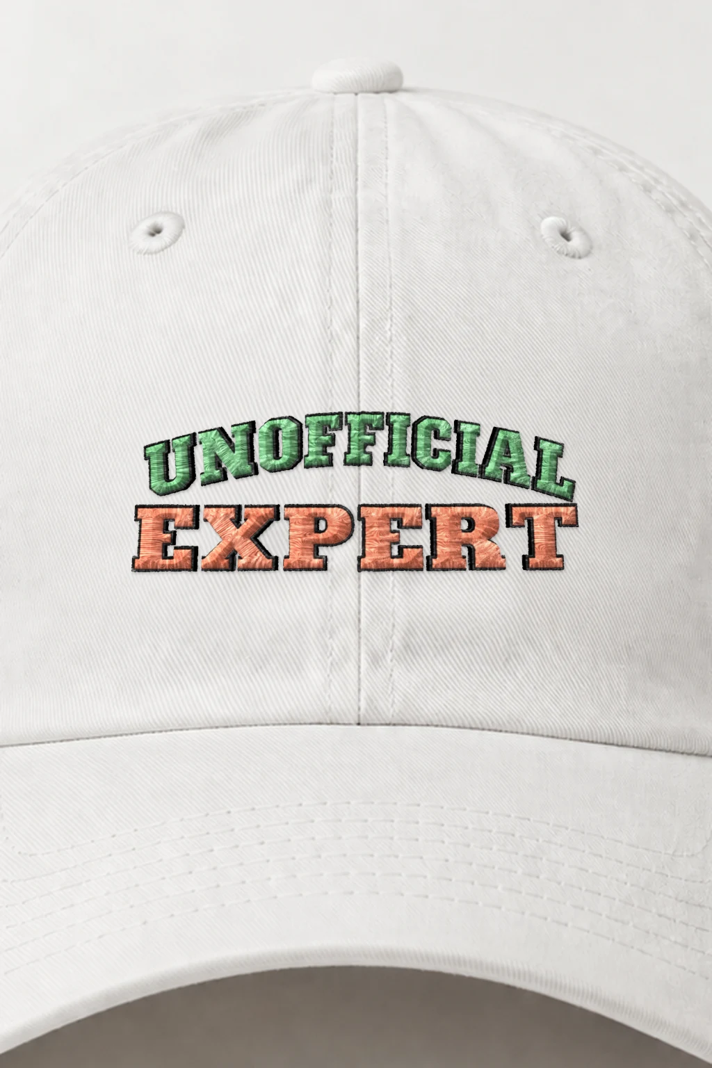 "Unofficial Expert" Classic Dad Hat · Embroidered | Yupoong 6245CM