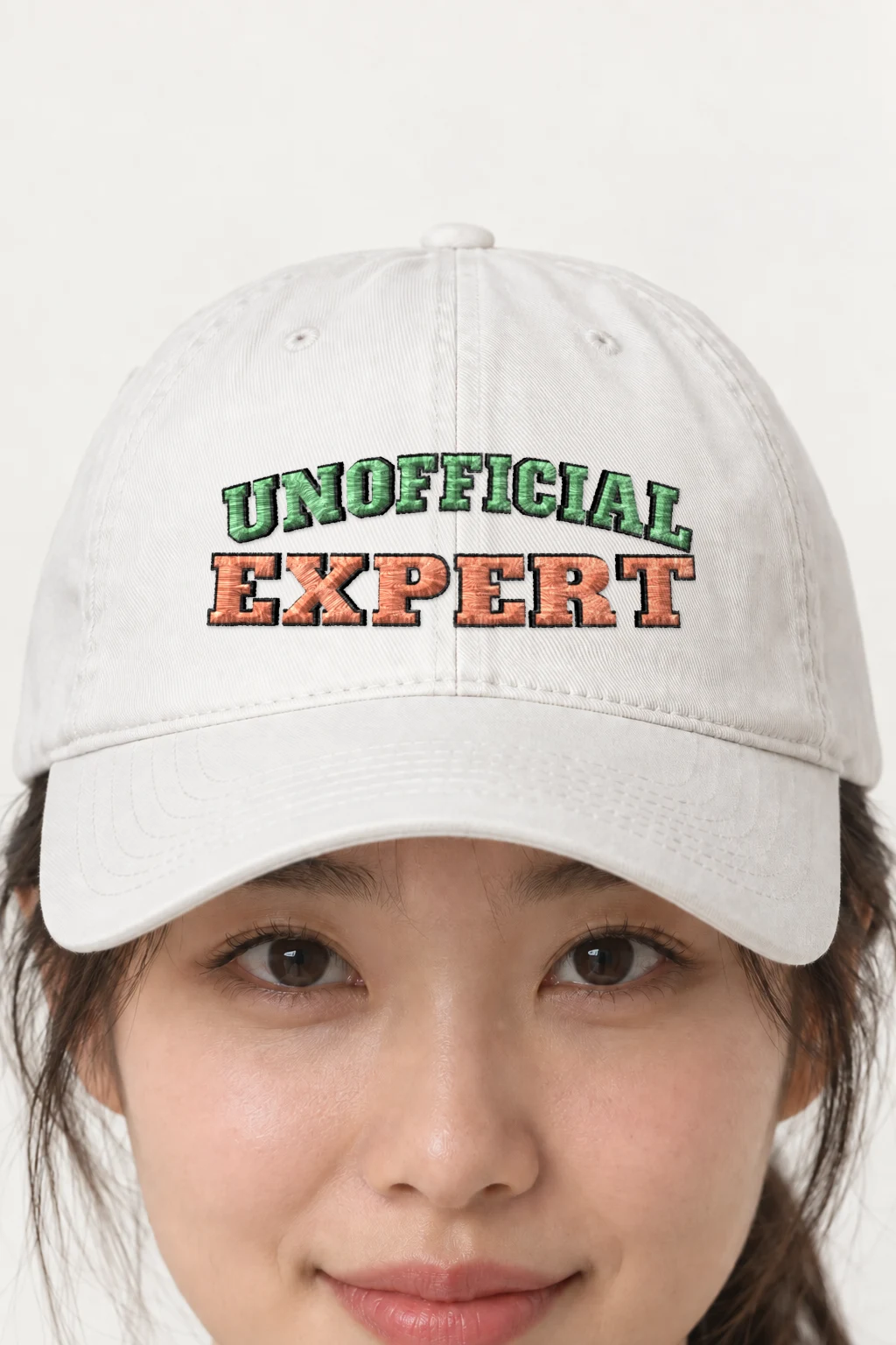 "Unofficial Expert" Classic Dad Hat · Embroidered | Yupoong 6245CM