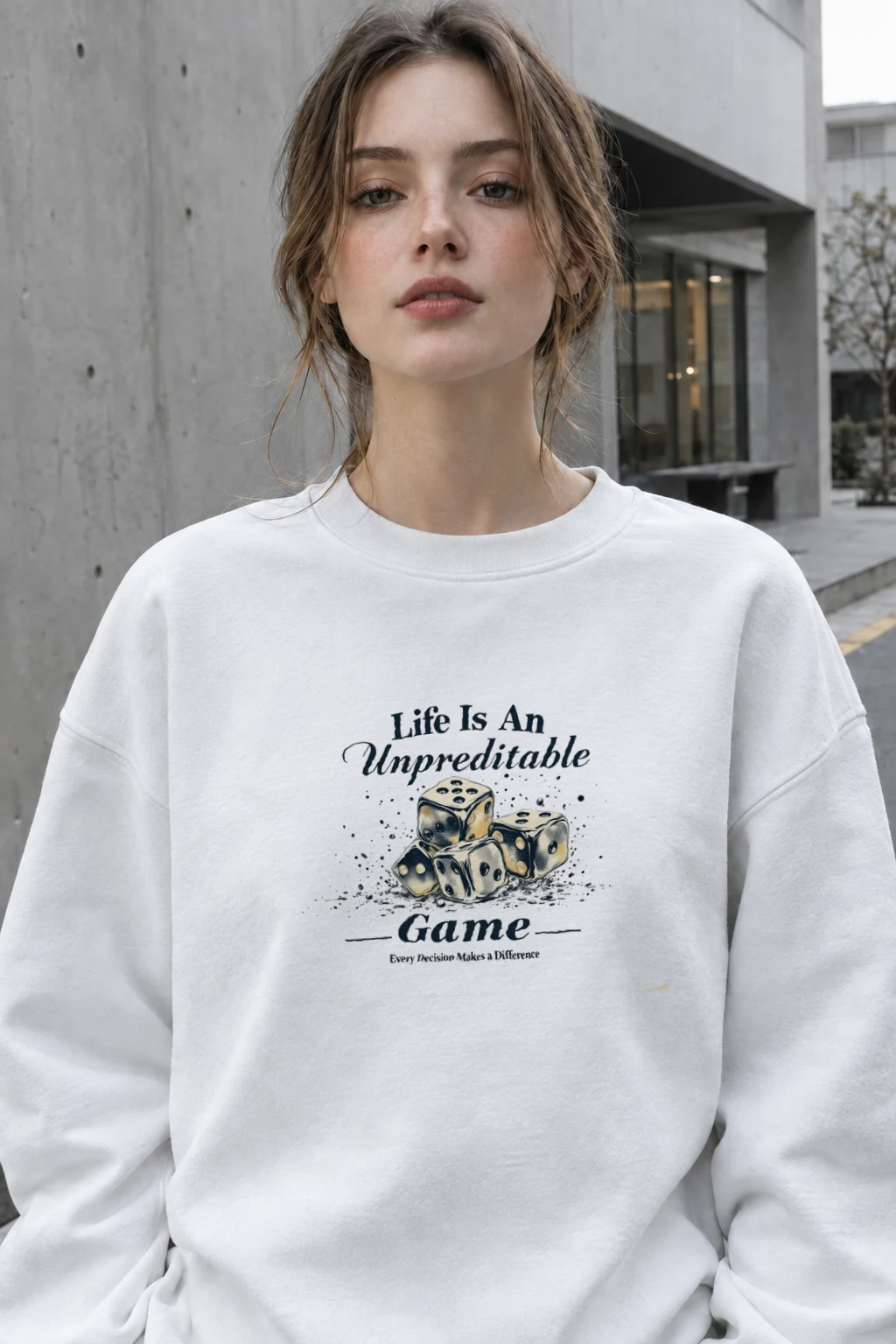 "Unpredictable Game" Heavy Blend Unisex Crewneck Sweatshirt | Gildan 18000