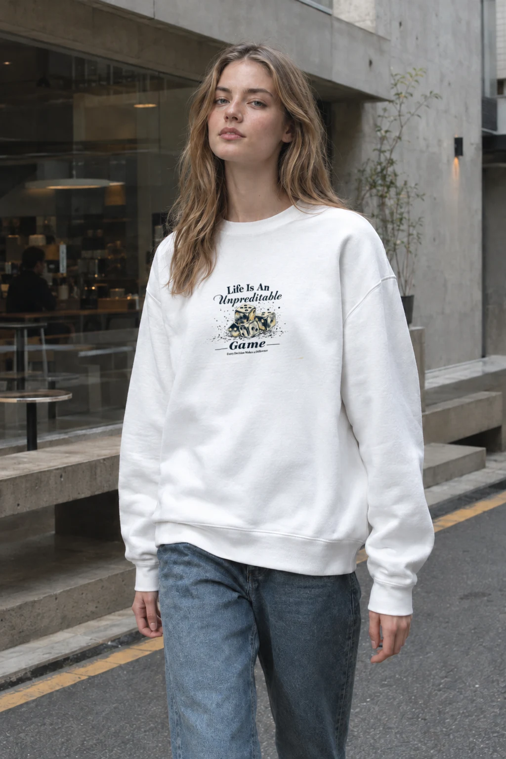 "Unpredictable Game" Heavy Blend Unisex Crewneck Sweatshirt | Gildan 18000