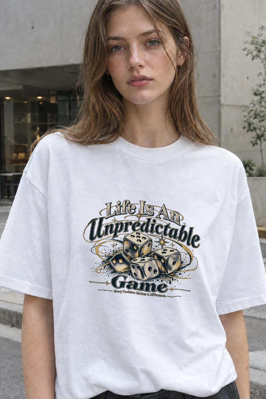 "Unpredictable Game" Heavyweight Unisex Crewneck T-shirt | Gildan 5000