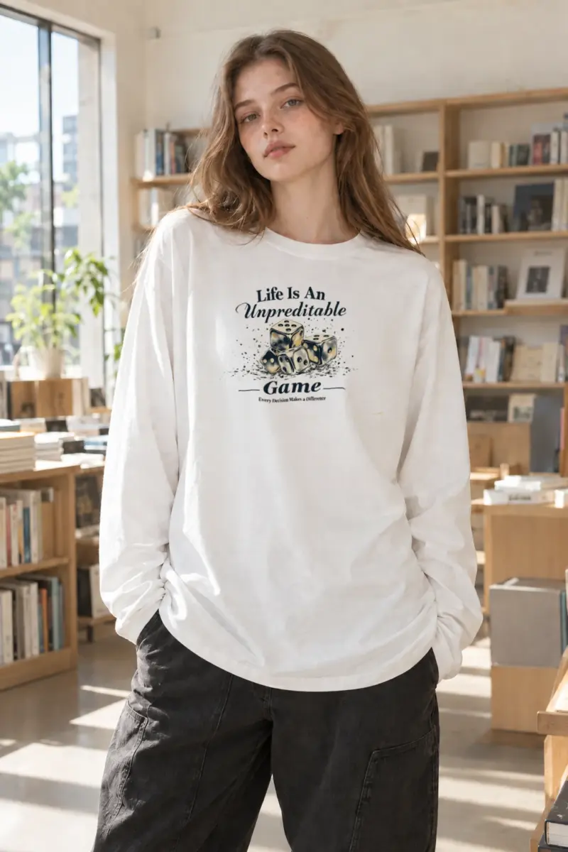 “Unpredictable Game” Unisex Longsleeve T-shirt | Gildan 2400