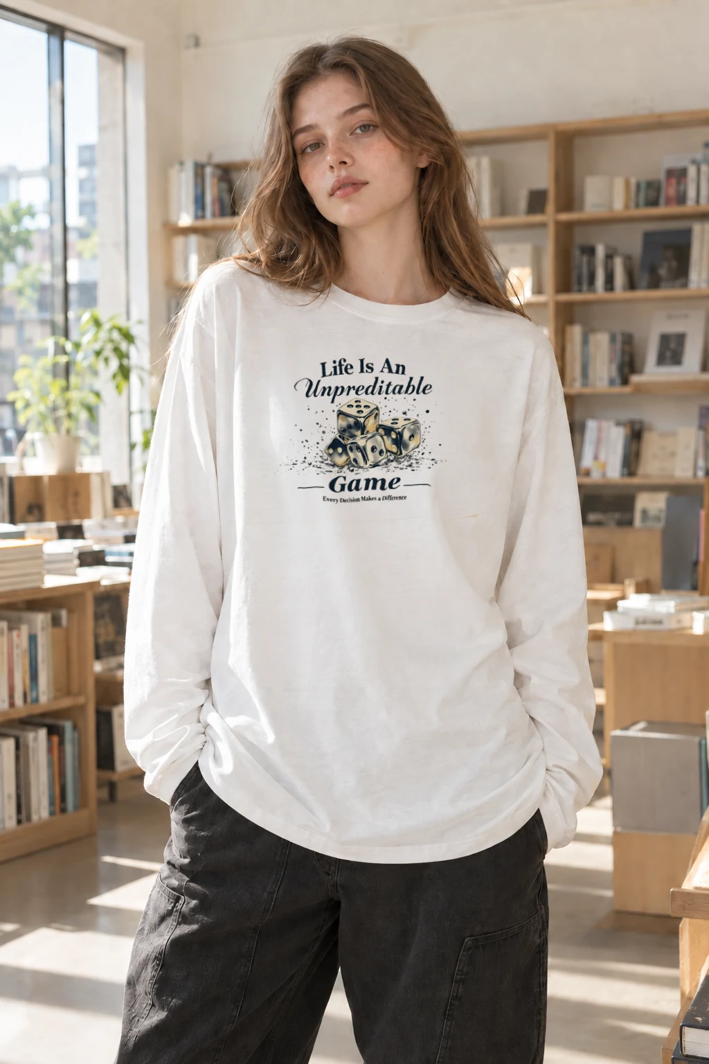 "Unpredictable Game" Unisex Longsleeve T-shirt | Gildan 2400
