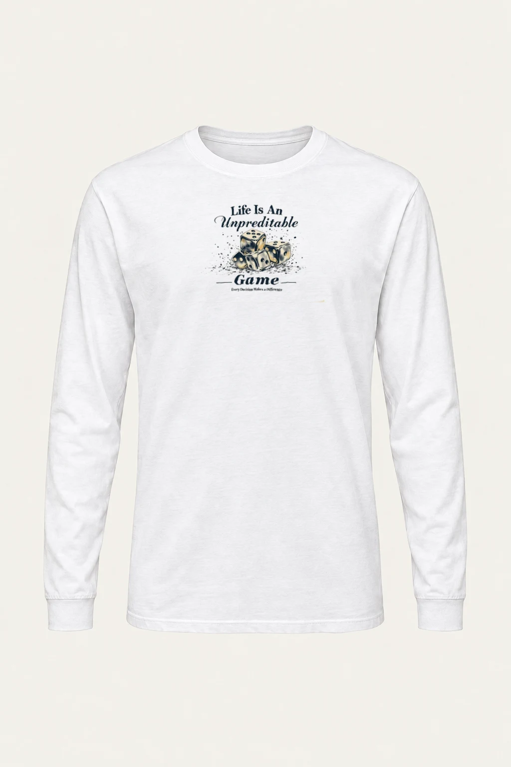 "Unpredictable Game" Unisex Longsleeve T-shirt | Gildan 2400